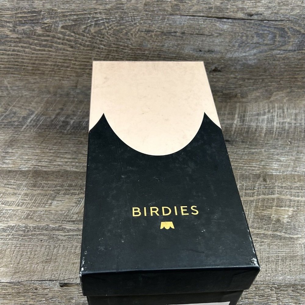 Birdies The Dove Fur Cuff Slip On Slide Slipper French Rose Mules Flats Size 6.5 - Picture 11 of 11
